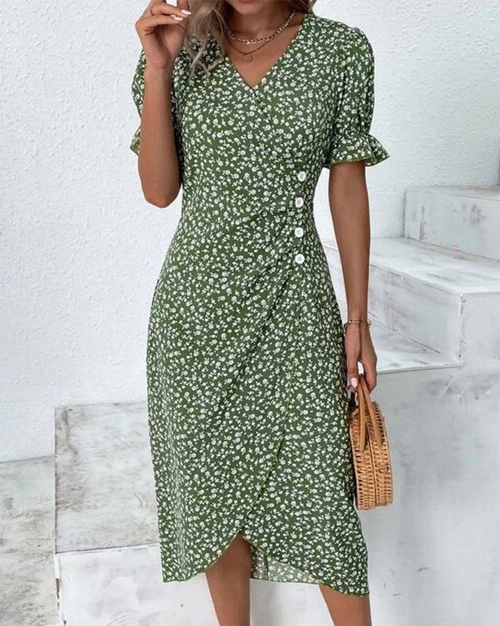 Ellaine™ - Floral Tummy Control Summer Dress