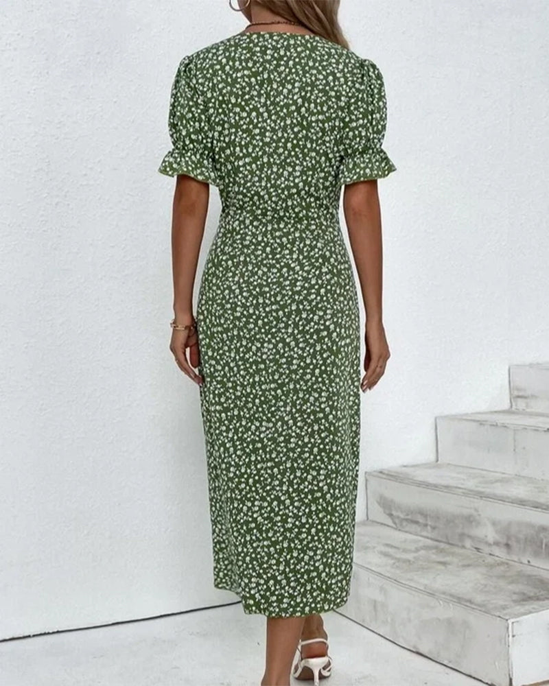 Ellaine™ - Floral Tummy Control Summer Dress
