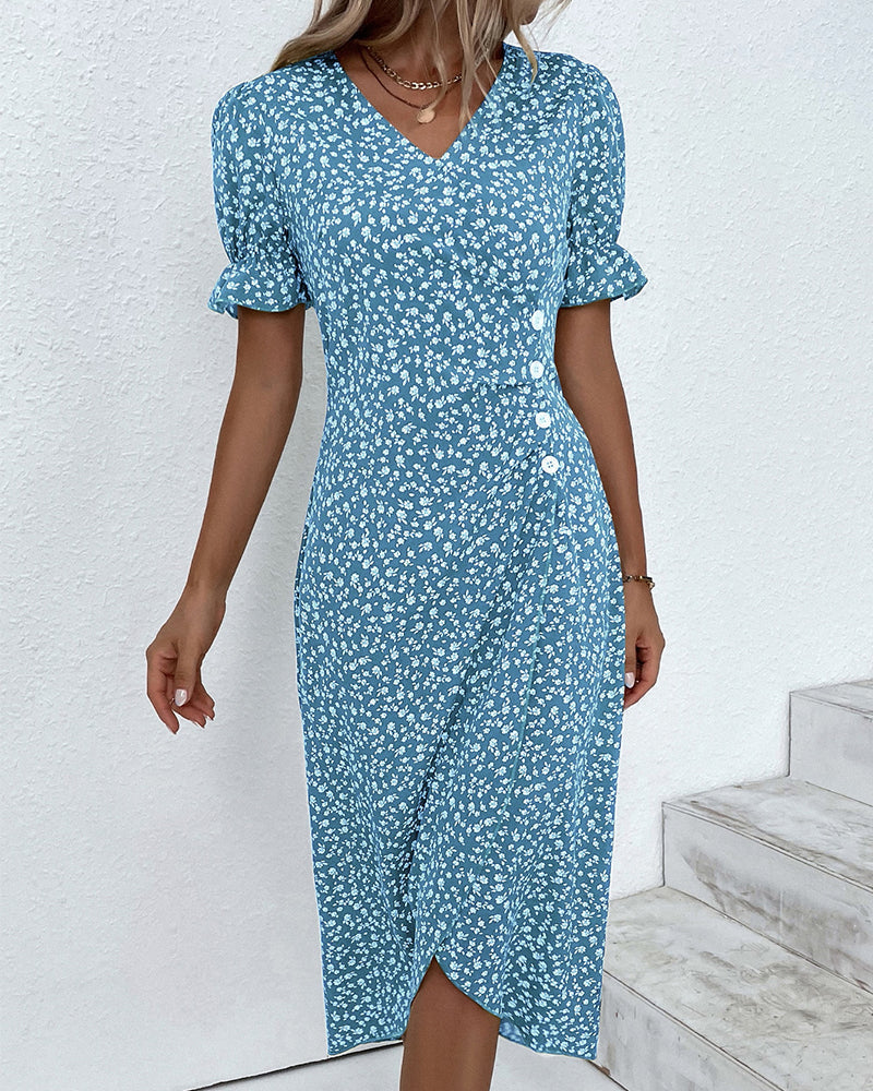 Ellaine™ - Floral Tummy Control Summer Dress