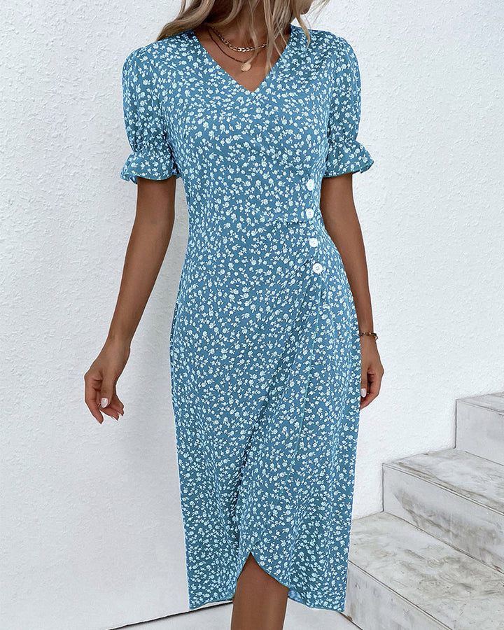 Ellaine™ - Floral Tummy Control Summer Dress