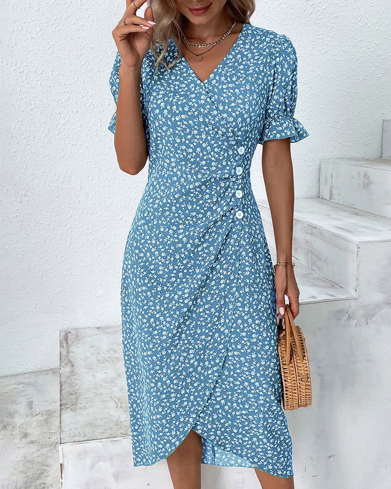 Ellaine™ - Floral Tummy Control Summer Dress