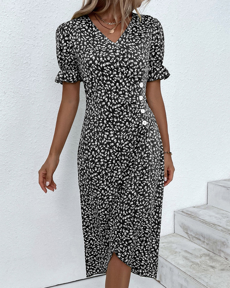 Ellaine™ - Floral Tummy Control Summer Dress