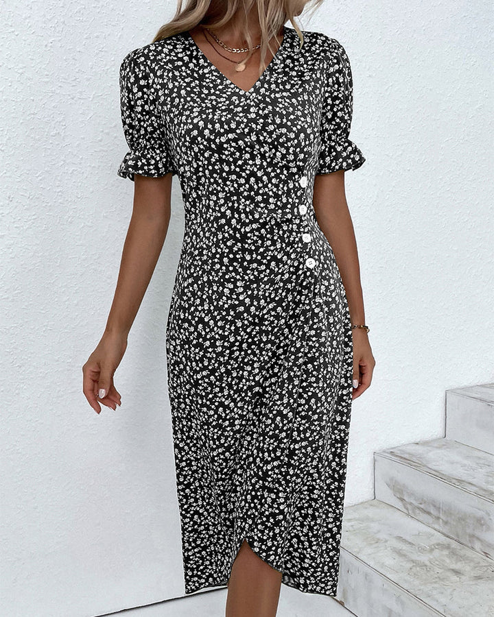 Ellaine™ - Floral Tummy Control Summer Dress