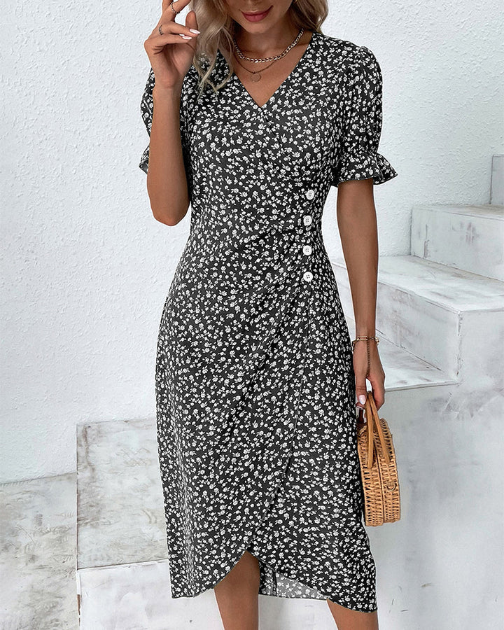 Ellaine™ - Floral Tummy Control Summer Dress