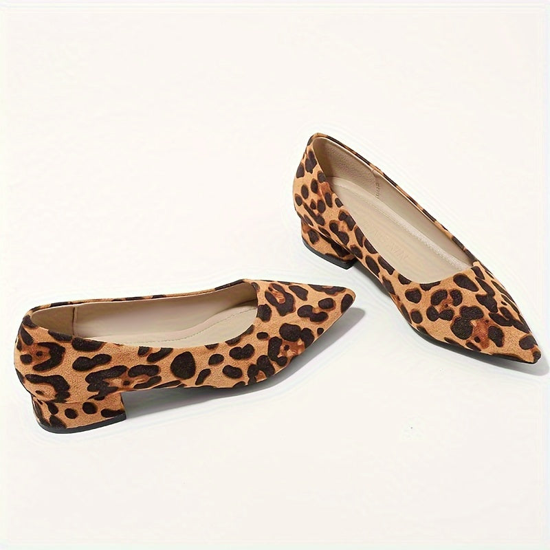 Dina | Leopard Print Pointed Toe High Heels