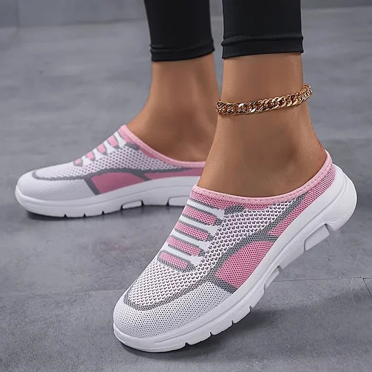 Stylish and Breathable Women's Slip-On Mesh Sneakers
