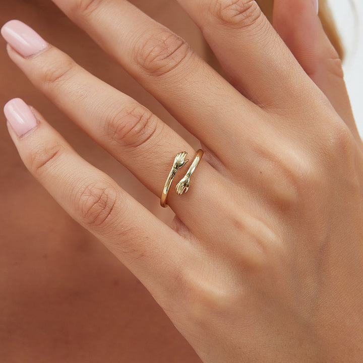 Personalized Hug Ring