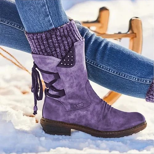 Valeria - Waterproof Boots with Zipper at the Calf