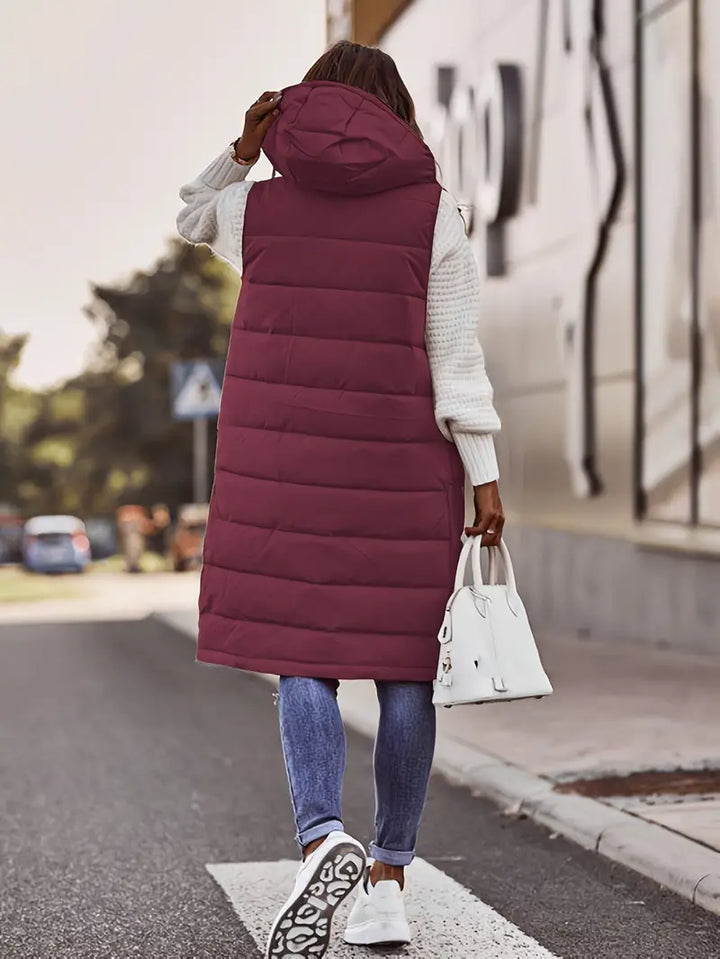 Marzia - Coat With Hood And Buttons On The Front