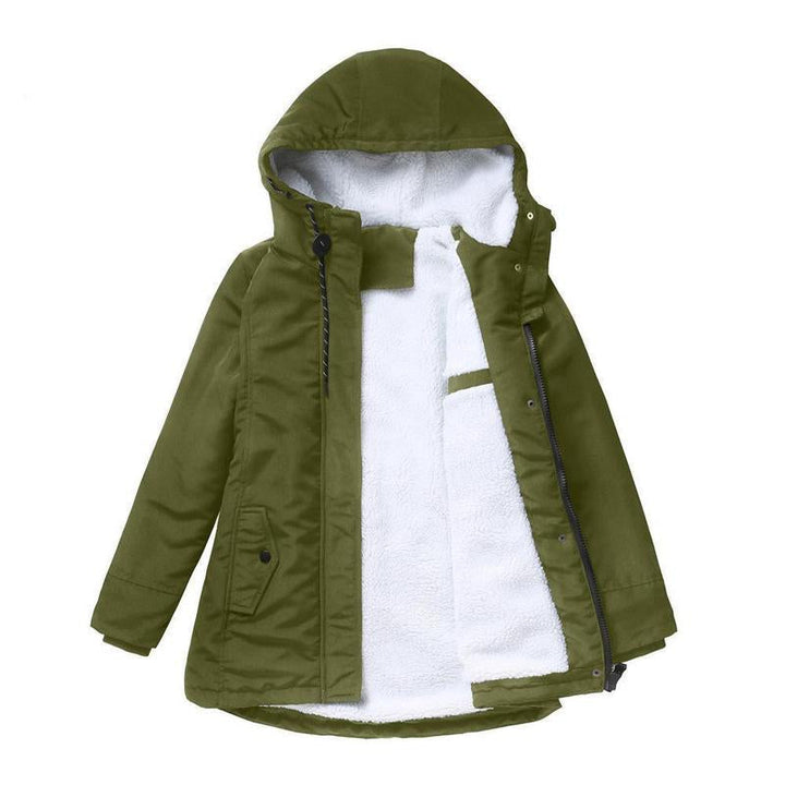AMINA™ - Insulated winter jacket with hood and quilted lining for ultimate thermal comfort