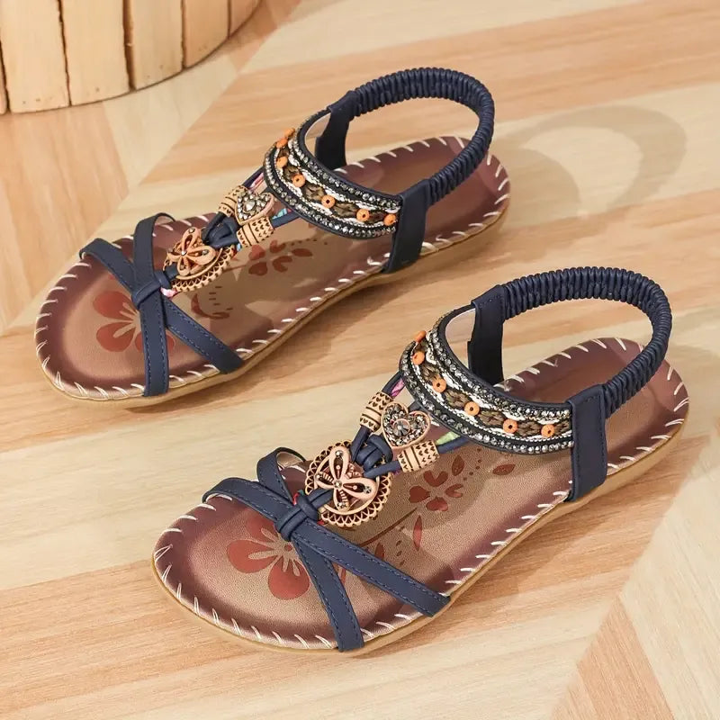 Colella™ - Elegant Orthopedic Floral Sandals