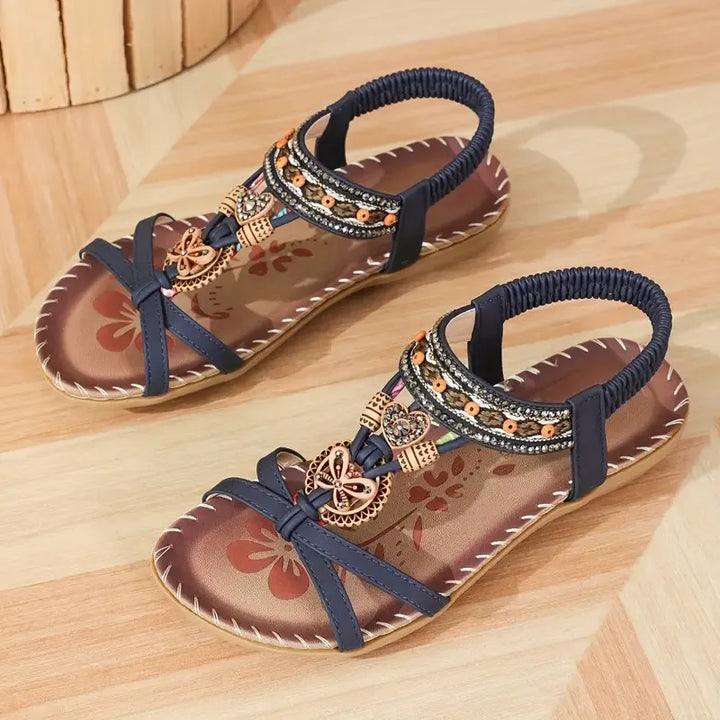 Colella™ - Elegant Orthopedic Floral Sandals