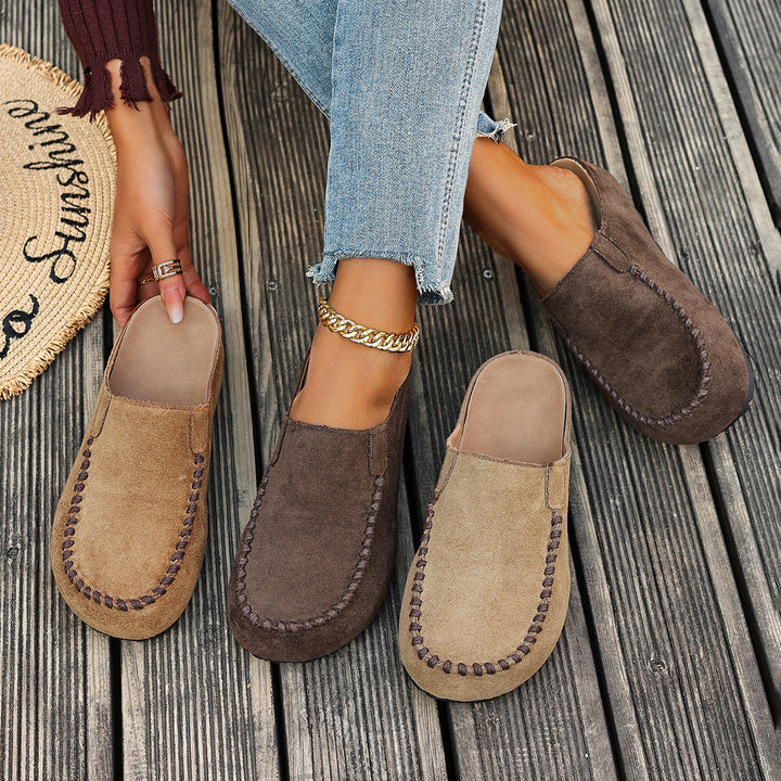 Retro-inspired orthopedic slippers for women