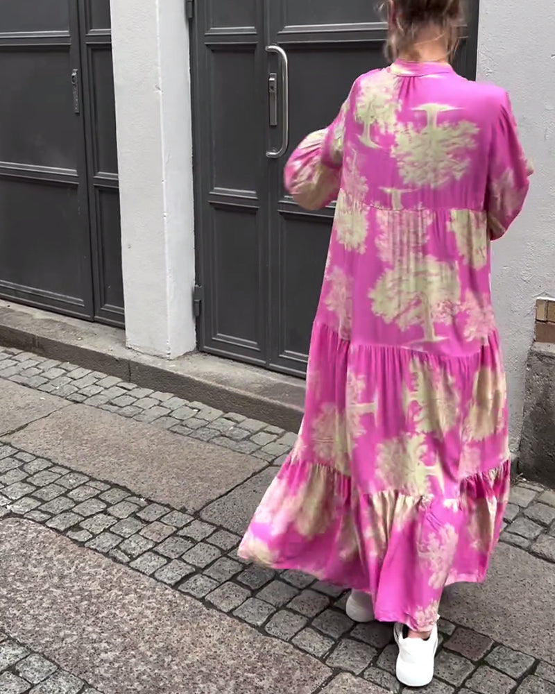 Diana™ - Comfortable Patchwork Maxi Dress