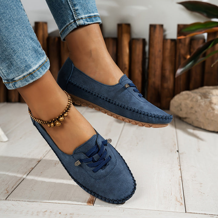Orthelia™ – Supportive Cushioned Moccasins for Sensitive Feet