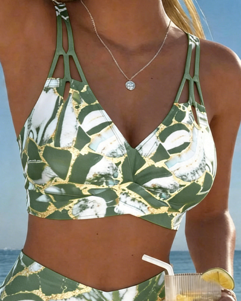 Luna | Women's V-Neck Strap Bikini with Regular Fit