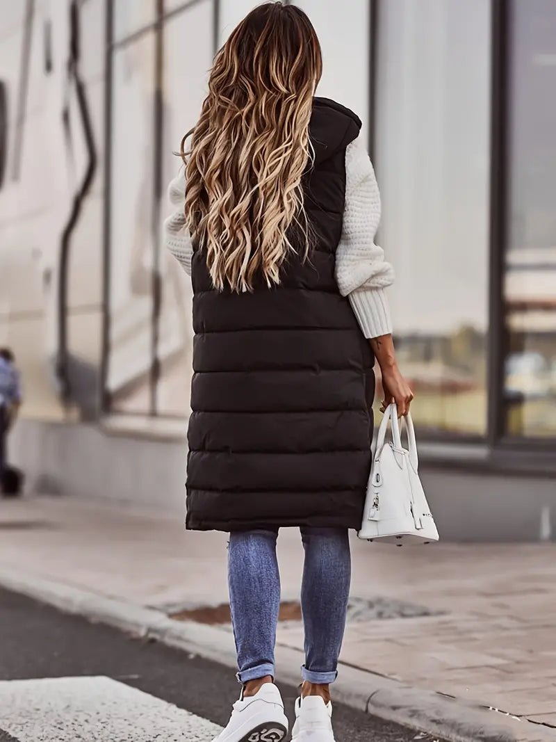 Marzia - Coat With Hood And Buttons On The Front