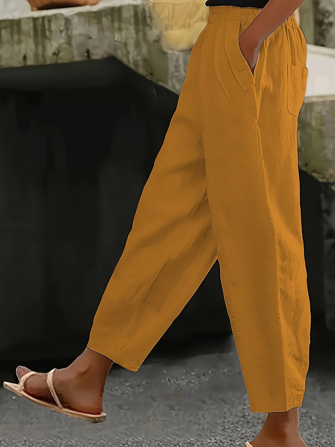 Rachel™ - Comfortable Capris with Elastic Waistband