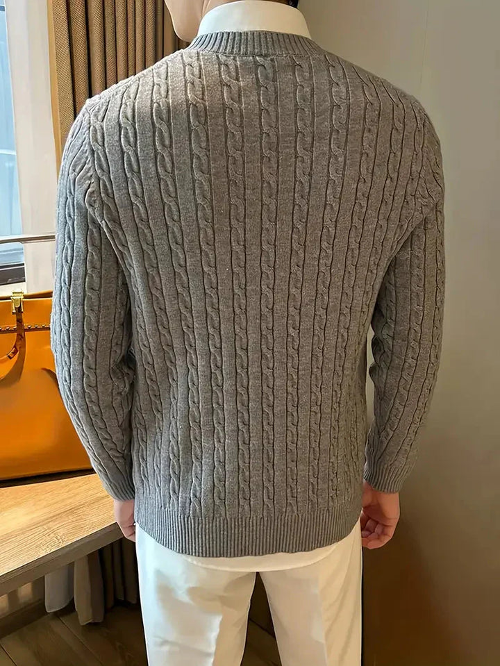 Brit & Boho™️ | Cable Knit Sweater