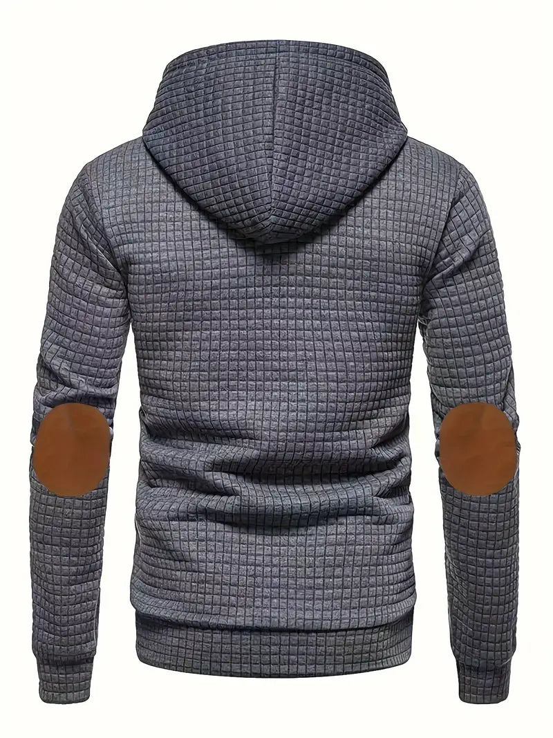 Emanuele - Men's Waffle Casual Hoodies