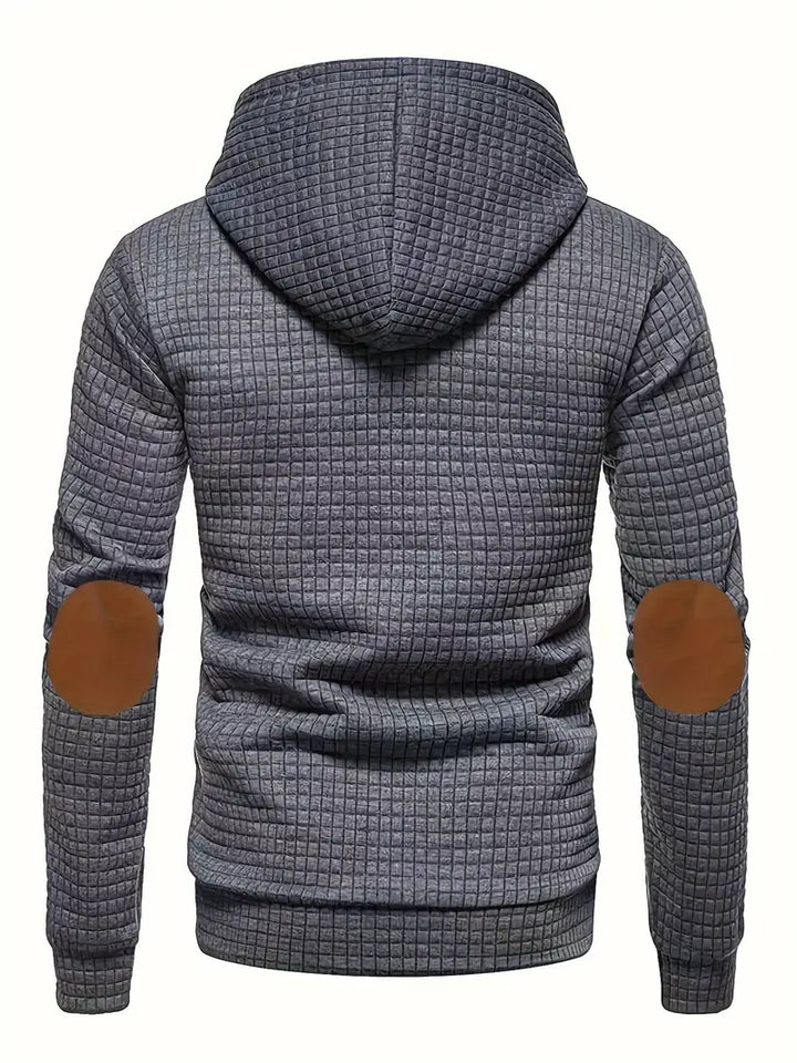 Emanuele - Men's Waffle Casual Hoodies