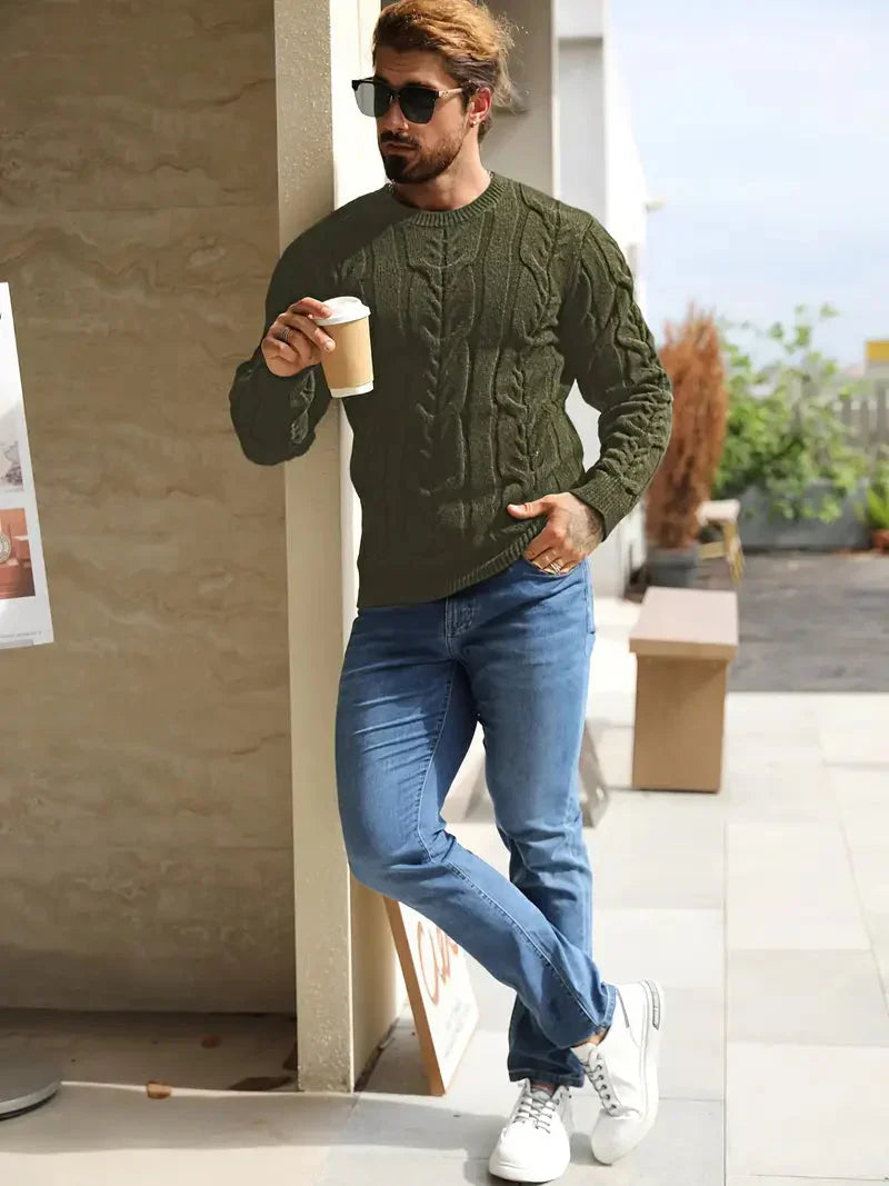 Brit & Boho™️ | Graphica Geo Knitted Jumper