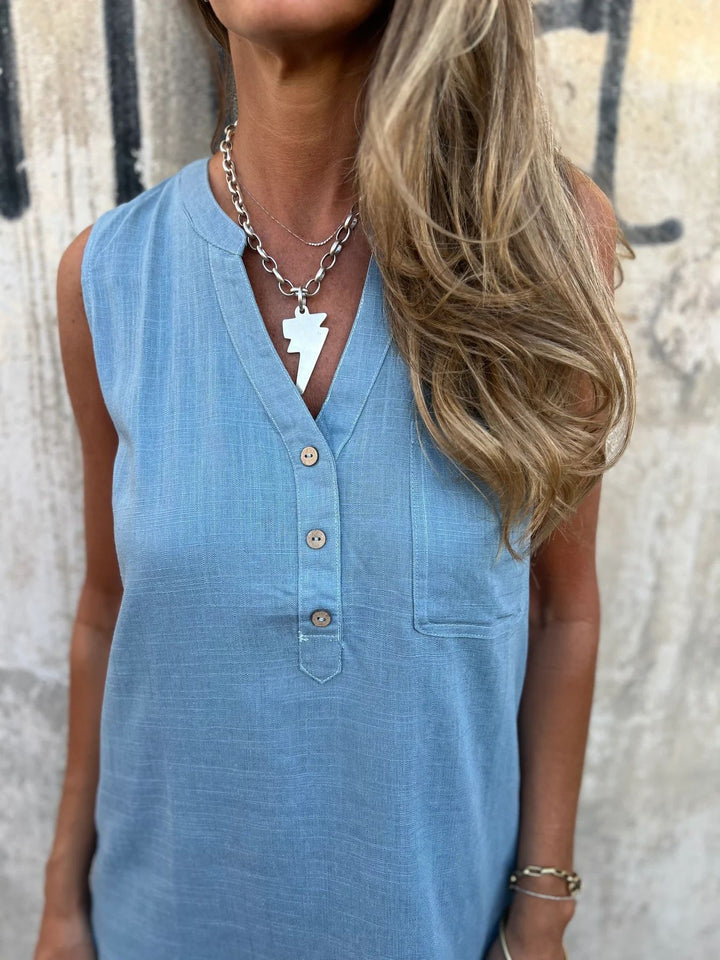 Macy™ - Comfortable Cotton and Linen Summer Dress
