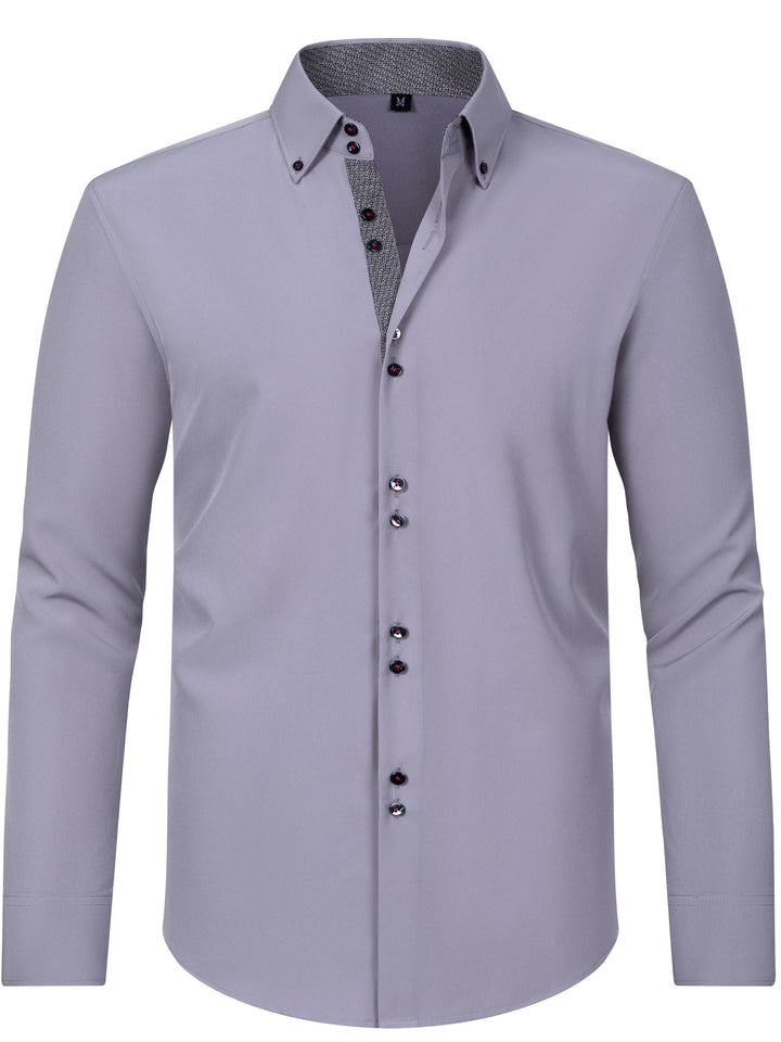 Nico™ - Men's Shirt with Stylish Button-Up