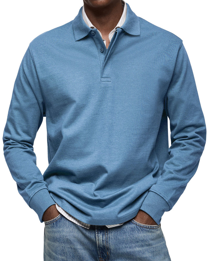 Alex™ - Long-Sleeved Casual Polo