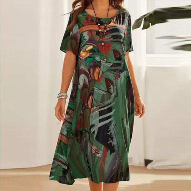 Abigail™ - Comfortable Printed Dress