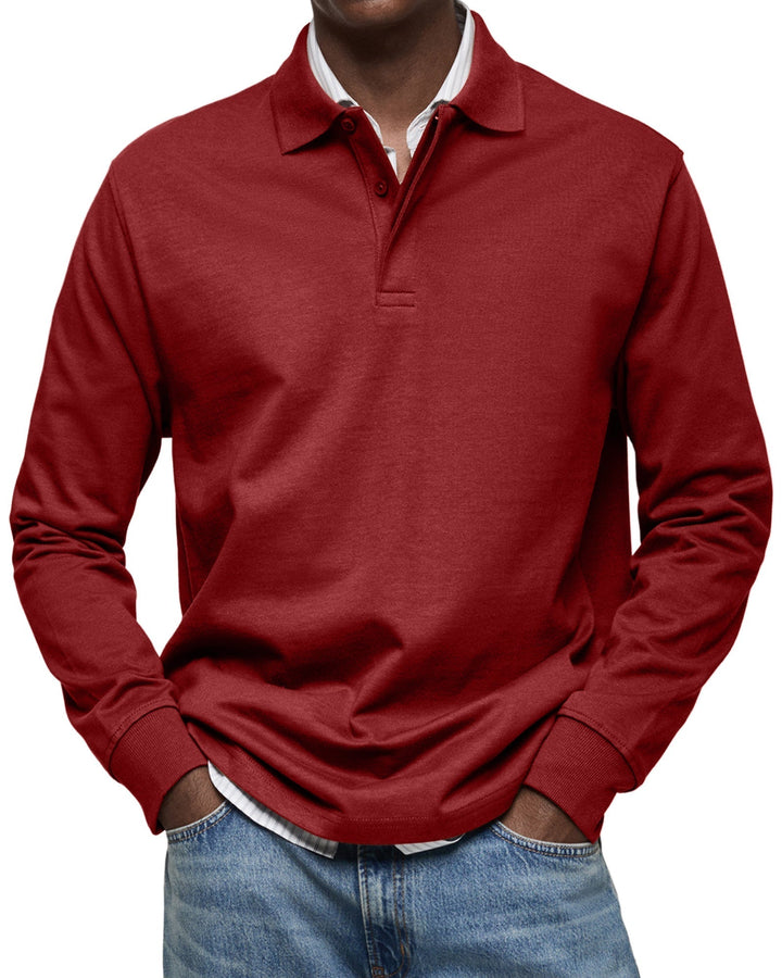 Alex™ - Long-Sleeved Casual Polo
