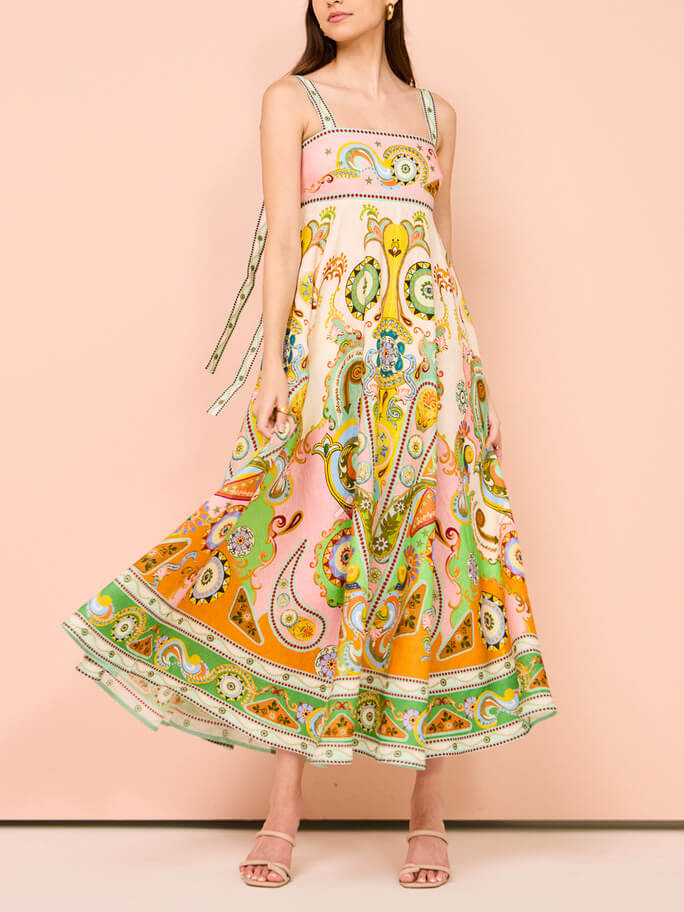 Unique Vacation Print Madi Cami Dress