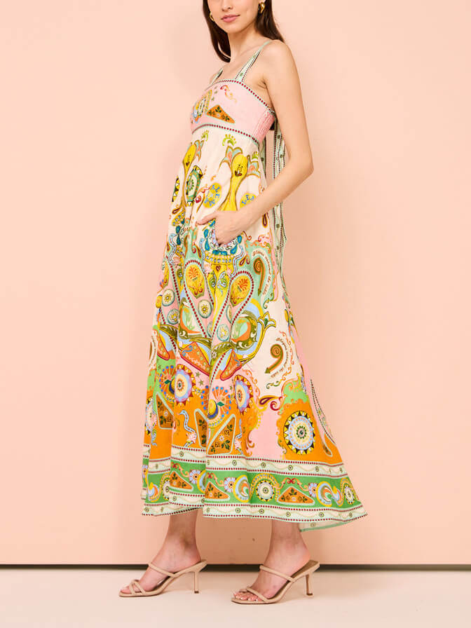 Unique Vacation Print Madi Cami Dress