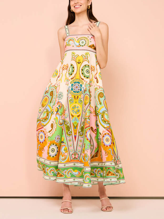 Unique Vacation Print Madi Cami Dress