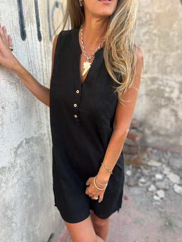 Macy™ - Comfortable Cotton and Linen Summer Dress