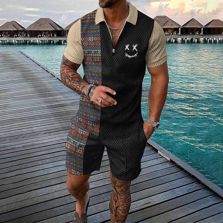 EMIL | TIME-TRAVELING POLO SHIRT & SHORTS SET