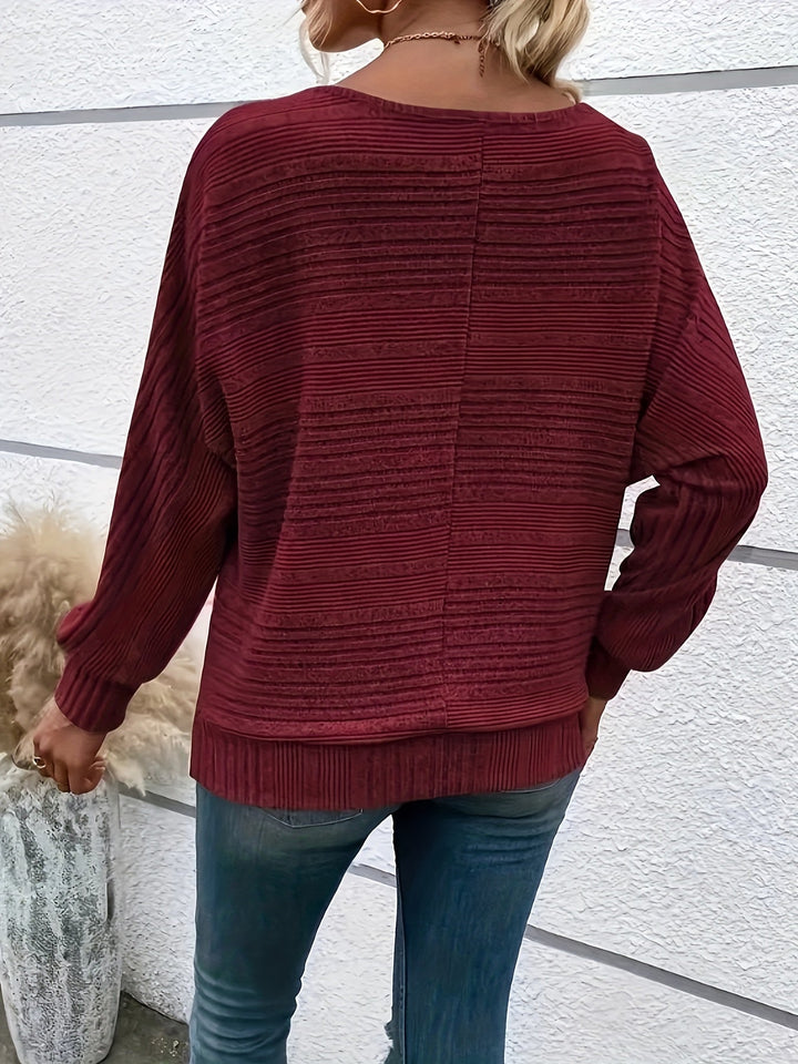 Sabine™ - Cozy Batwing Sleeve Sweater