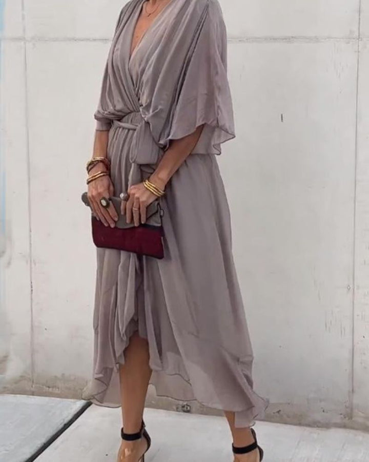 Cristi™ - Flowy Crossover Dress