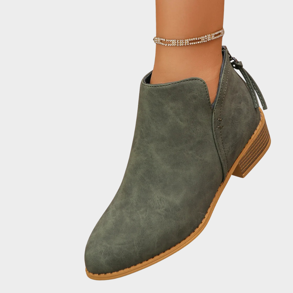 Oakley | Low-Heel Ankle Boots