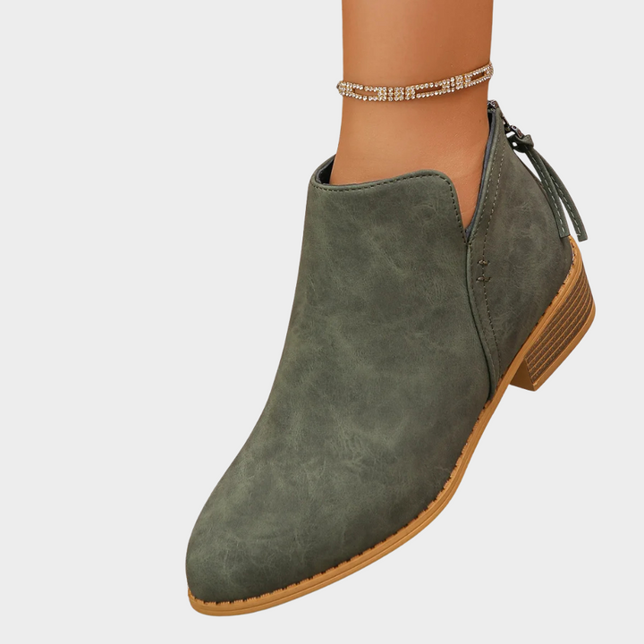 Oakley | Low-Heel Ankle Boots