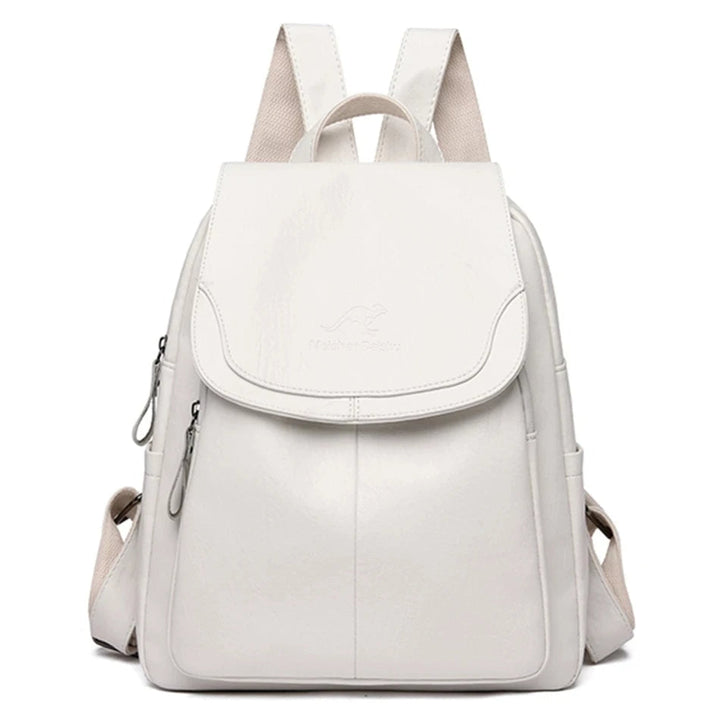 Gwendolyn - Anti-Theft Leather Backpack