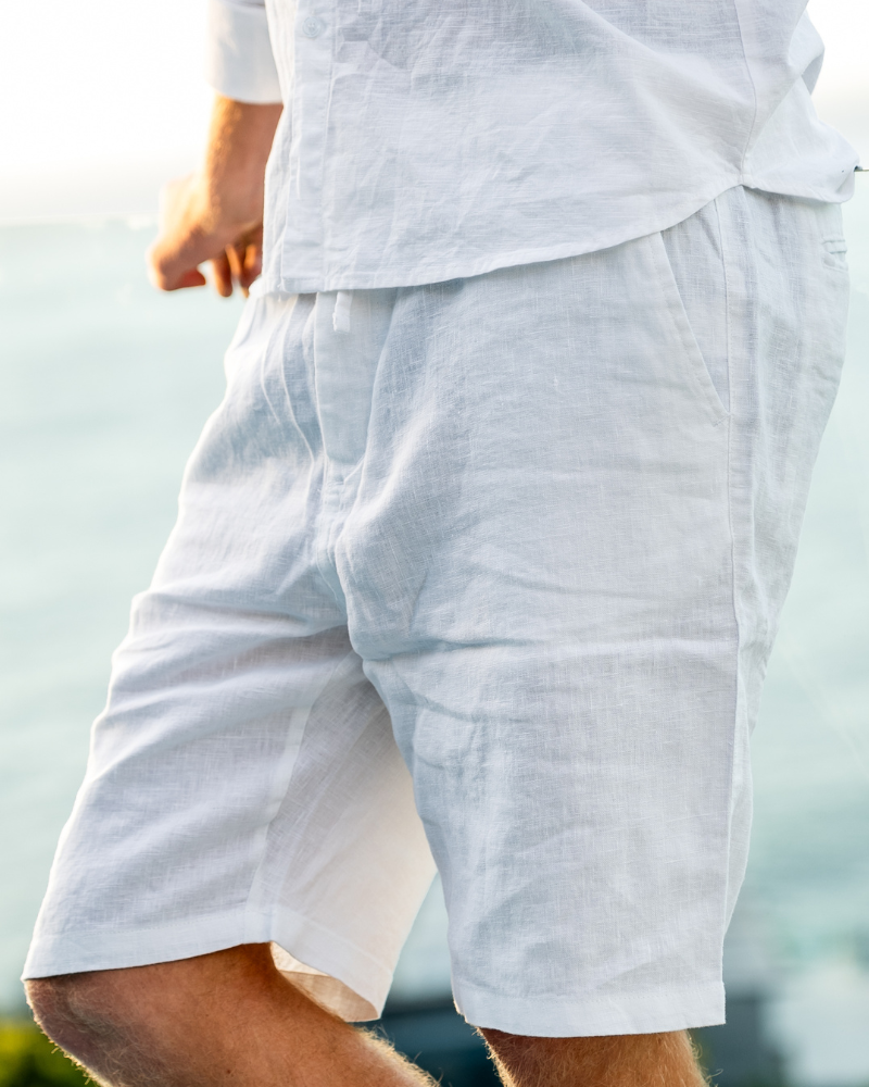 Lorenzo - Linen Summer Shorts