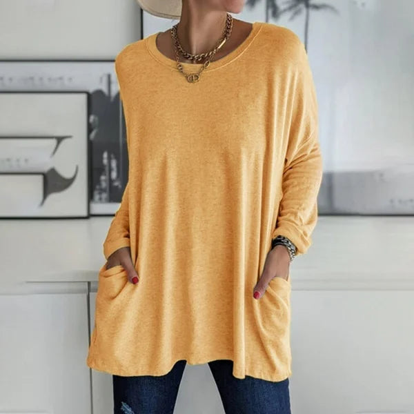 Aelira™ - Casual Long-Sleeve Shirt