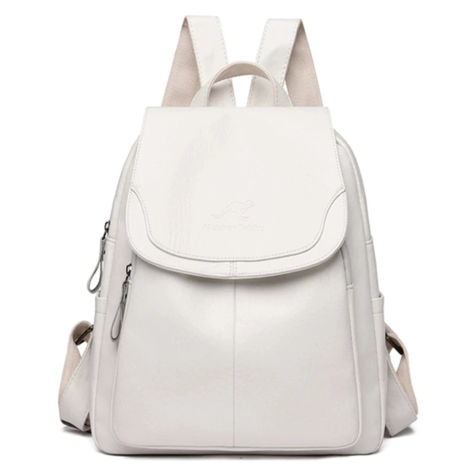 Kristlaug | Elegant and lightweight backpack in a soft white tone