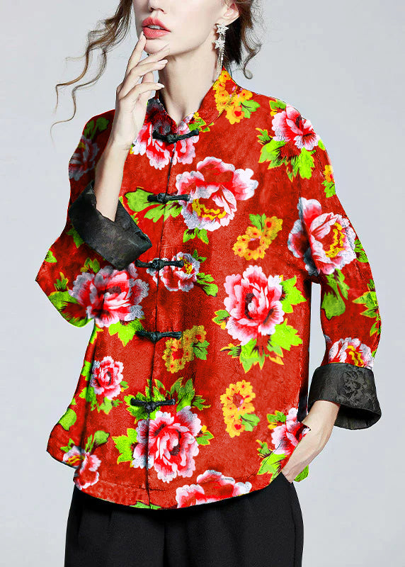 Mei™ - Mandarin Collar Coat in Chinese Style