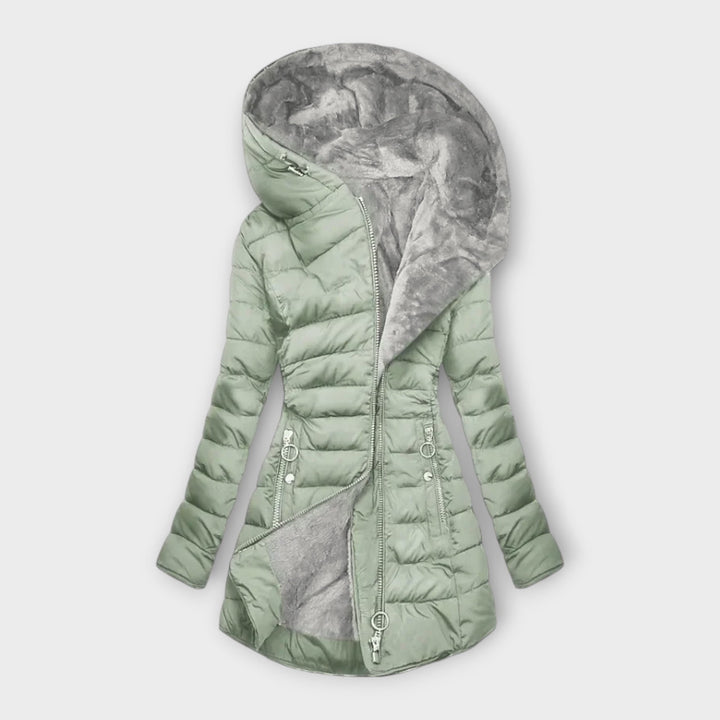 Leonie - Cuddly Coat With Fur Lining