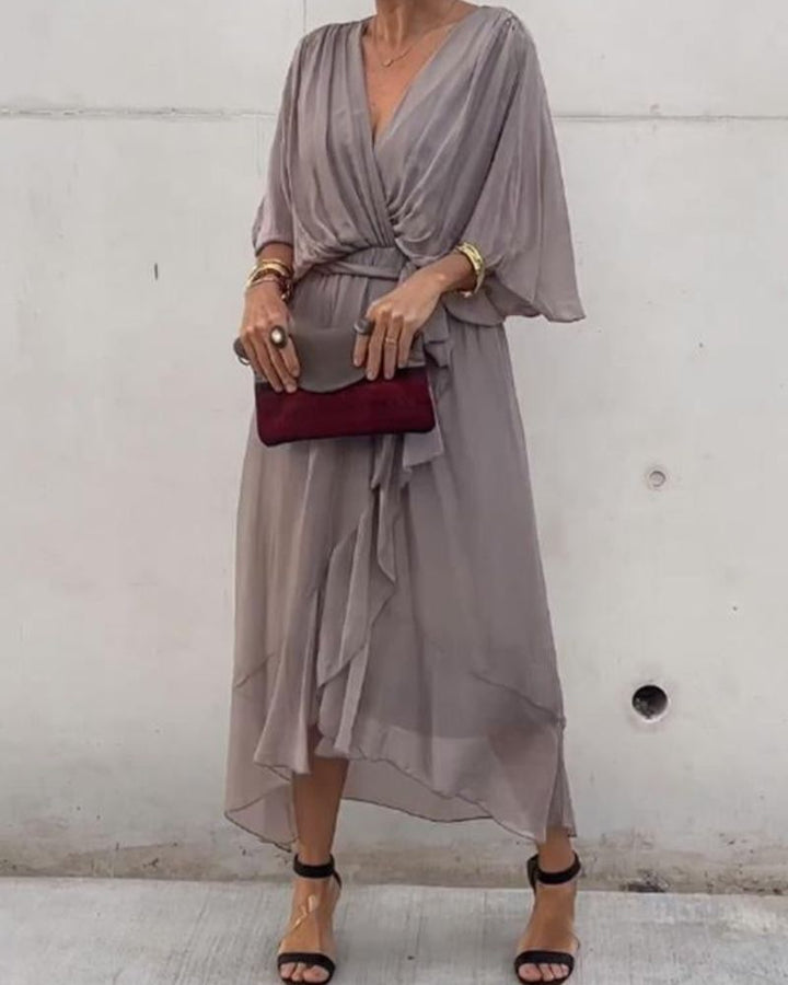 Cristi™ - Flowy Crossover Dress