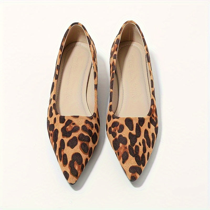 Dina | Leopard Print Pointed Toe High Heels