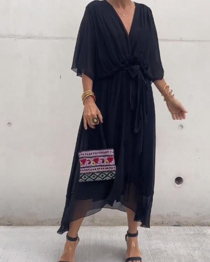 Cristi™ - Flowy Crossover Dress