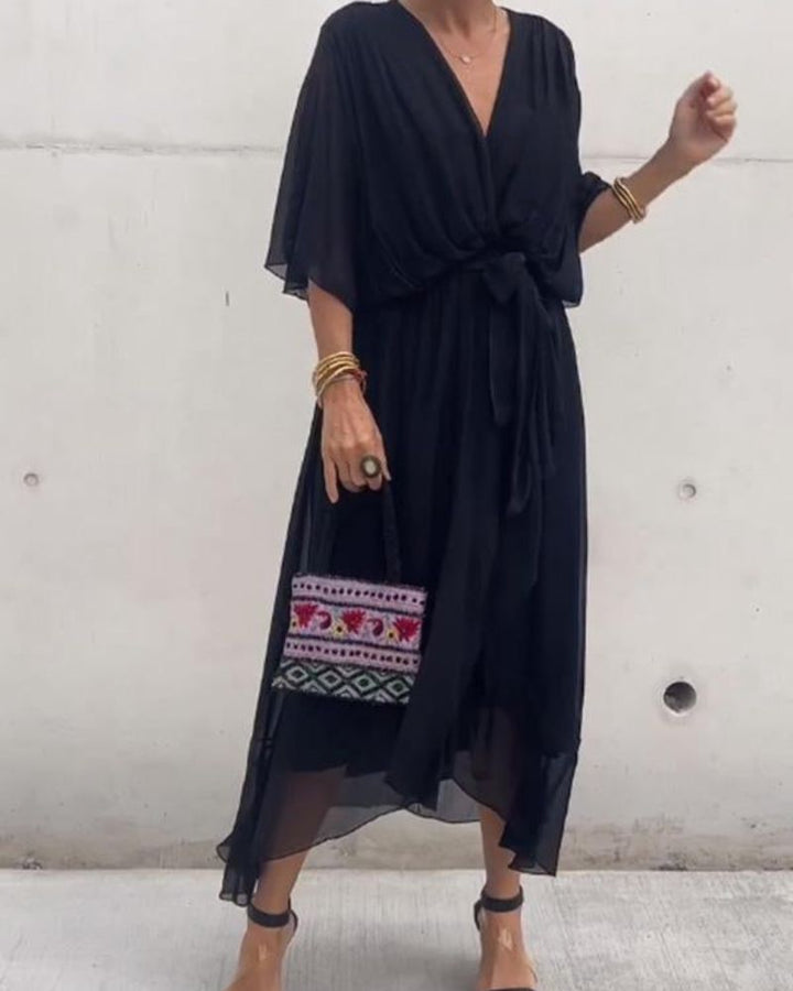 Cristi™ - Flowy Crossover Dress